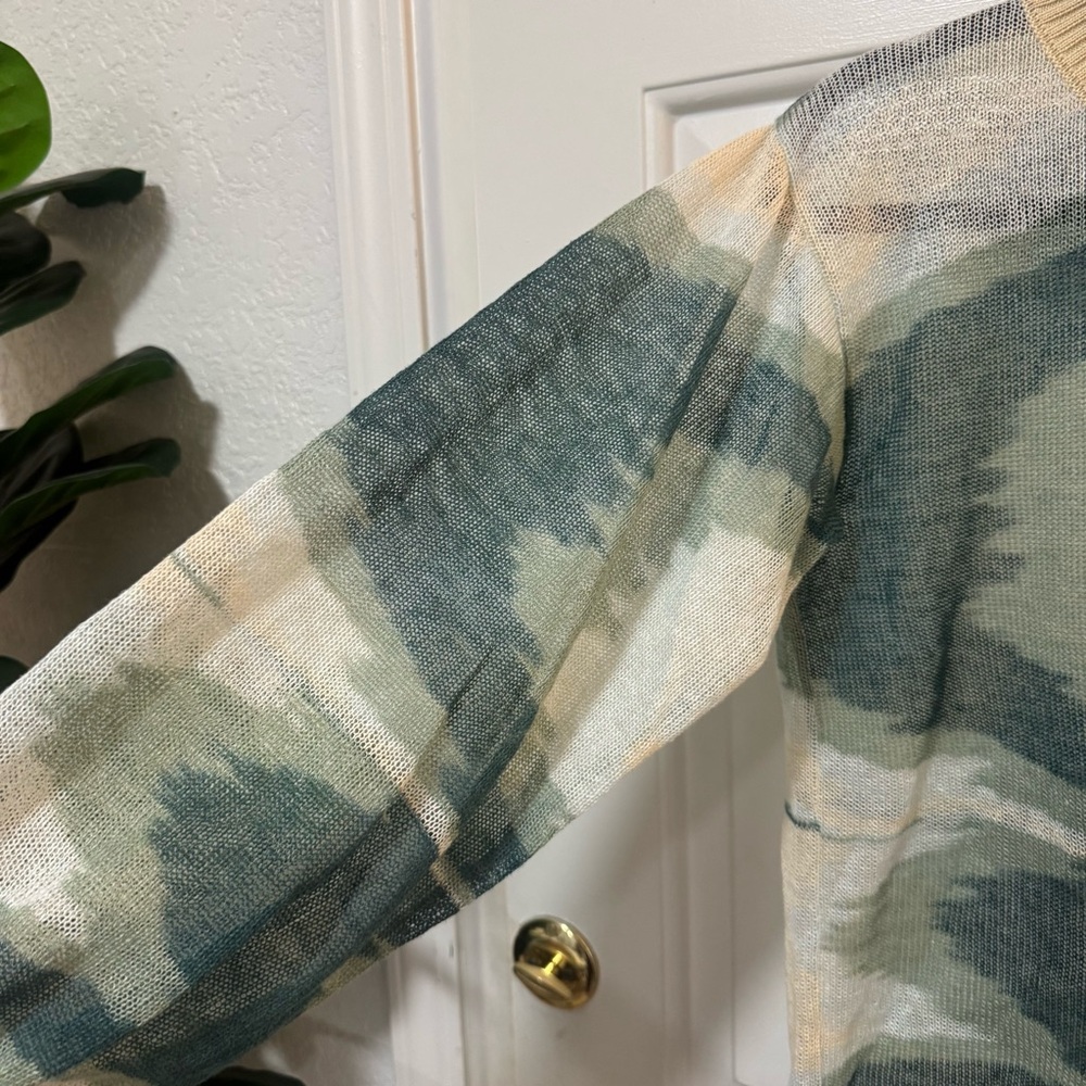 Missoni Sheer Knit Long Sleeves Sweater Linen Cotton Size 40 or US Size 4 - Picture 4 of 13